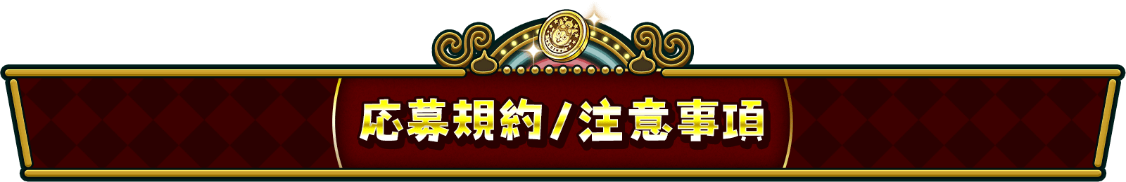 応募規約/注意事項