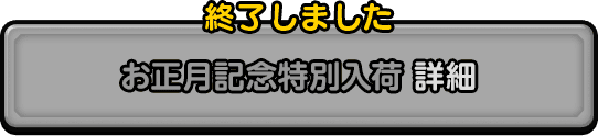 お正月記念特別入荷 詳細