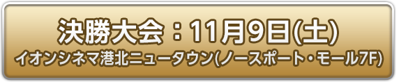 決勝大会：11月9日(土)