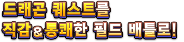 드래곤 퀘스트를 직감&통쾌한 필드 배틀로!