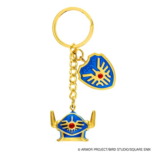 ドラゴンクエスト　キーホルダー　ロトの兜＆ロトの盾