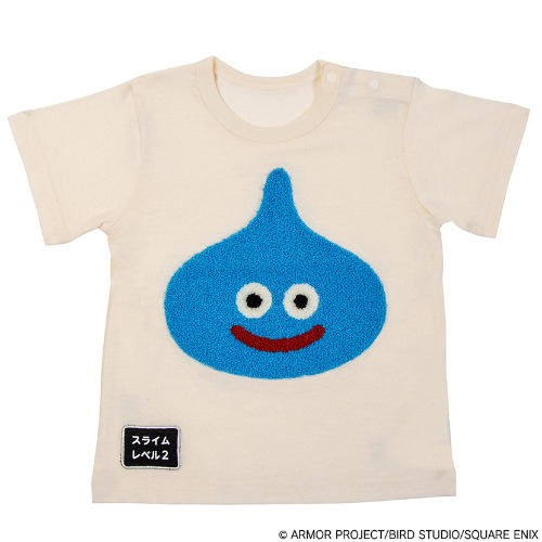 ドラクエベビー＆キッズ　半袖Tシャツ　サガラ刺繍　スライム