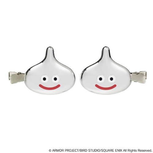 スマイルスライム　コスメ＆ビューティー　メタルスライムのヘアクリップ２P　～メタリックバージョン～