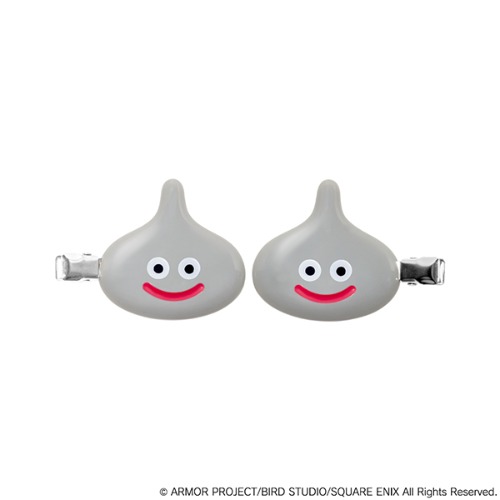 スマイルスライム　コスメ＆ビューティー　メタルスライムのヘアクリップ２P