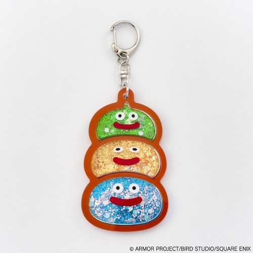 スマイルスライム　ラメでキラキラ！キーホルダー　スライムタワー