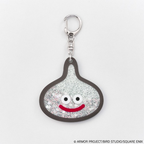 スマイルスライム　ラメでキラキラ！キーホルダー　メタルスライム