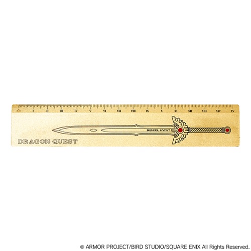 ドラゴンクエスト　メタル定規　15センチ　ロトの剣　～35周年記念バージョン～