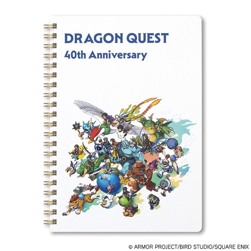 ドラゴンクエスト　リングノート　40周年記念Ver.