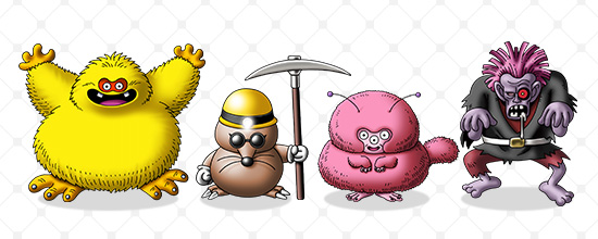 イベント会場に出現するモンスターたち