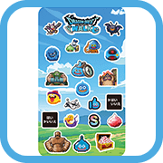 DQウォーキングぷっくりシール