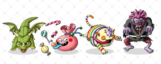 イベント会場で出現するモンスターたち