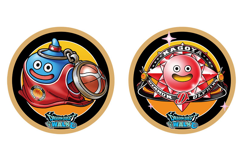 ドルフィンズ×DQウォーク 缶バッチ